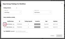 Findings to Workflow - Select Workflow-1